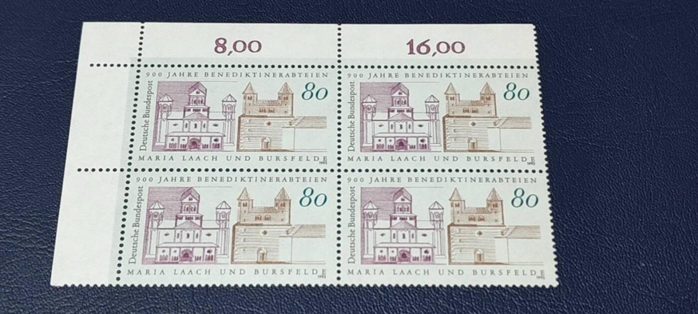 德国邮票专场，都是四方联