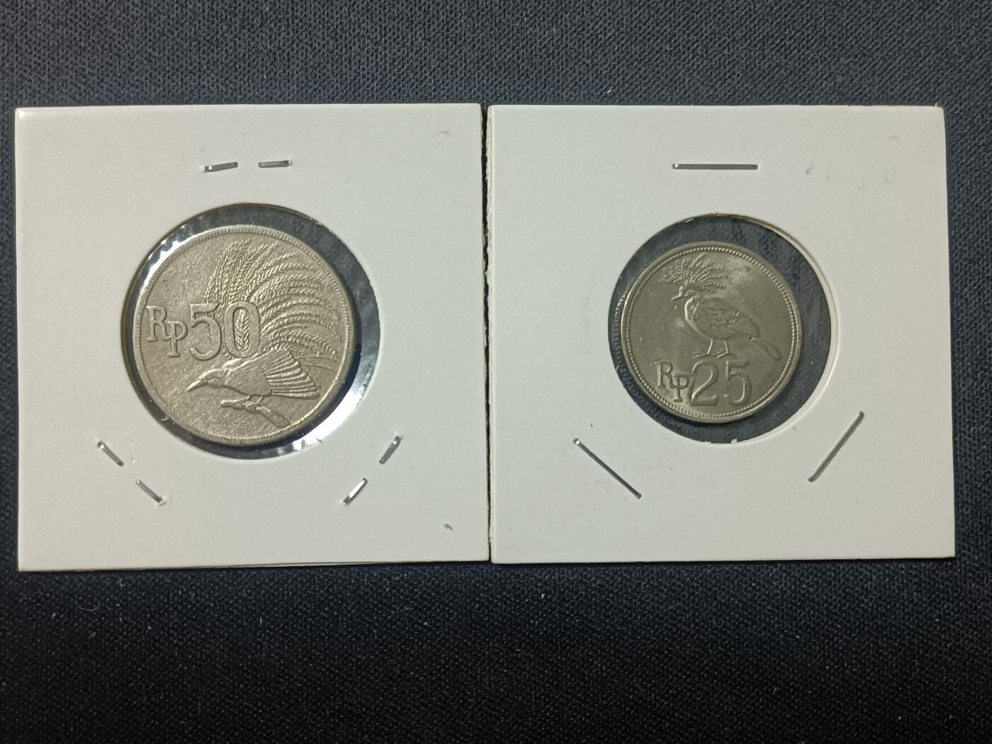 【游宝拍卖】丙午马年第15期 印尼50卢比25卢比 1971年