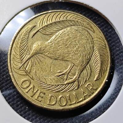 KK钱币收藏小铺  第407期 2月预留时间 周末发货 -  新西兰1元