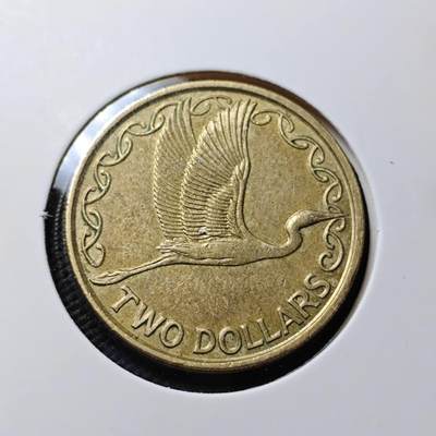 KK钱币收藏小铺  第408期 2月预留时间 周末发货 -  新西兰2元