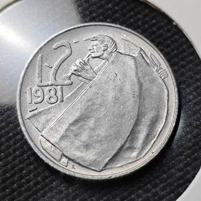 KK钱币收藏小铺  第407期 2月预留时间 周末发货 -  1981圣马力诺2里拉 好品