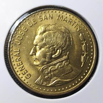 KK钱币收藏小铺  第408期 2月预留时间 周末发货 -  1981阿根廷100比索 好品