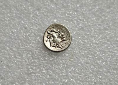 瓶子🏺第234期拍卖会 -  19世纪中叶柬埔寨诺罗敦一世时期的手工打制银币，俗称“红鸟币”或“鸡仔钱”，是海上丝绸之路中柬贸易的重要实物见证 一只跨步小鸟（神鸟/红鸟），嘴部叼啄藤蔓或小虫，姿态拙朴生动，是高棉民族图腾“恩杜”的象征，也源自印度神话中的哈姆萨神鸟（Hamsa）