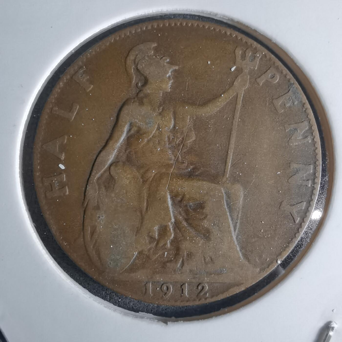 沼泽如烟--第1032场 英国1912年半便士