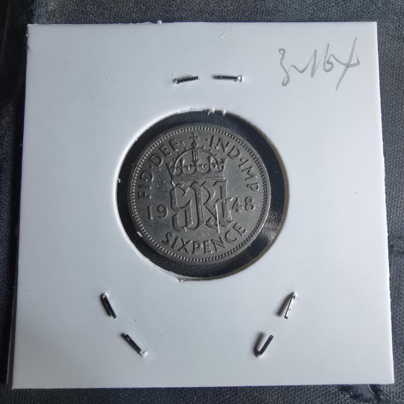 沼泽如烟--第1032场 英国1948年6便士