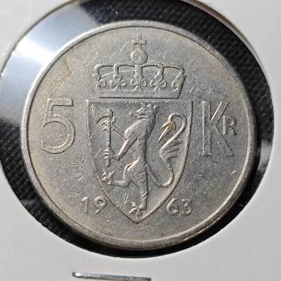 KK钱币收藏小铺  第409期 2月预留时间 周末发货 -  挪威5克朗
