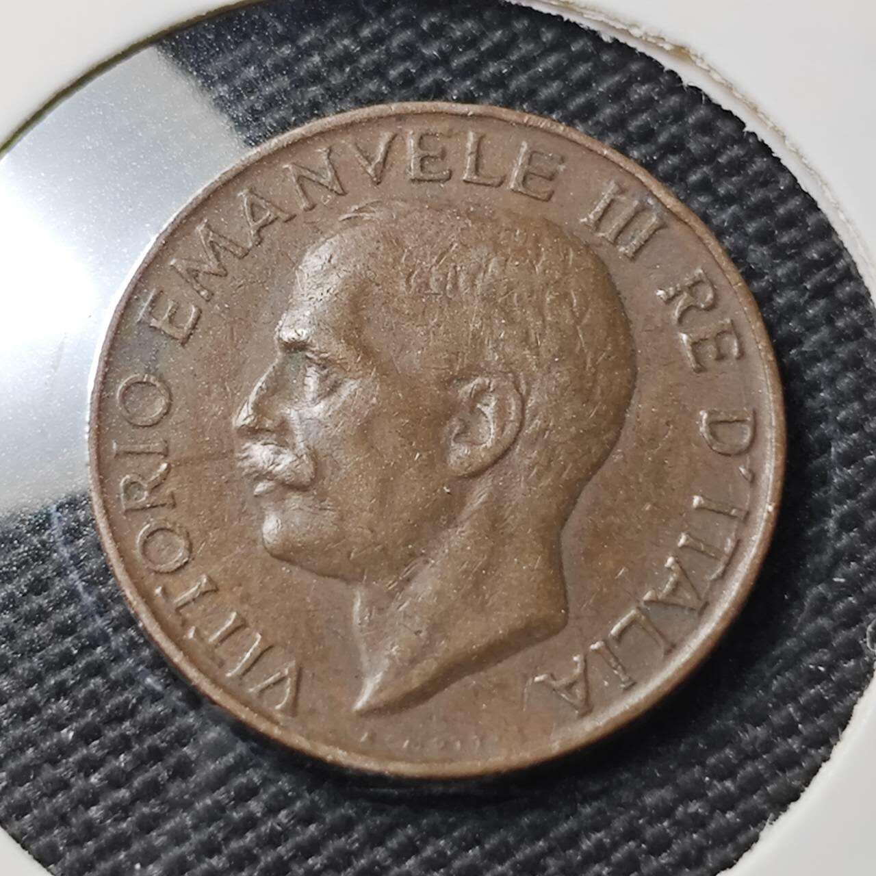 KK钱币收藏小铺  第407期 2月预留时间 周末发货  1922意大利5分铜币