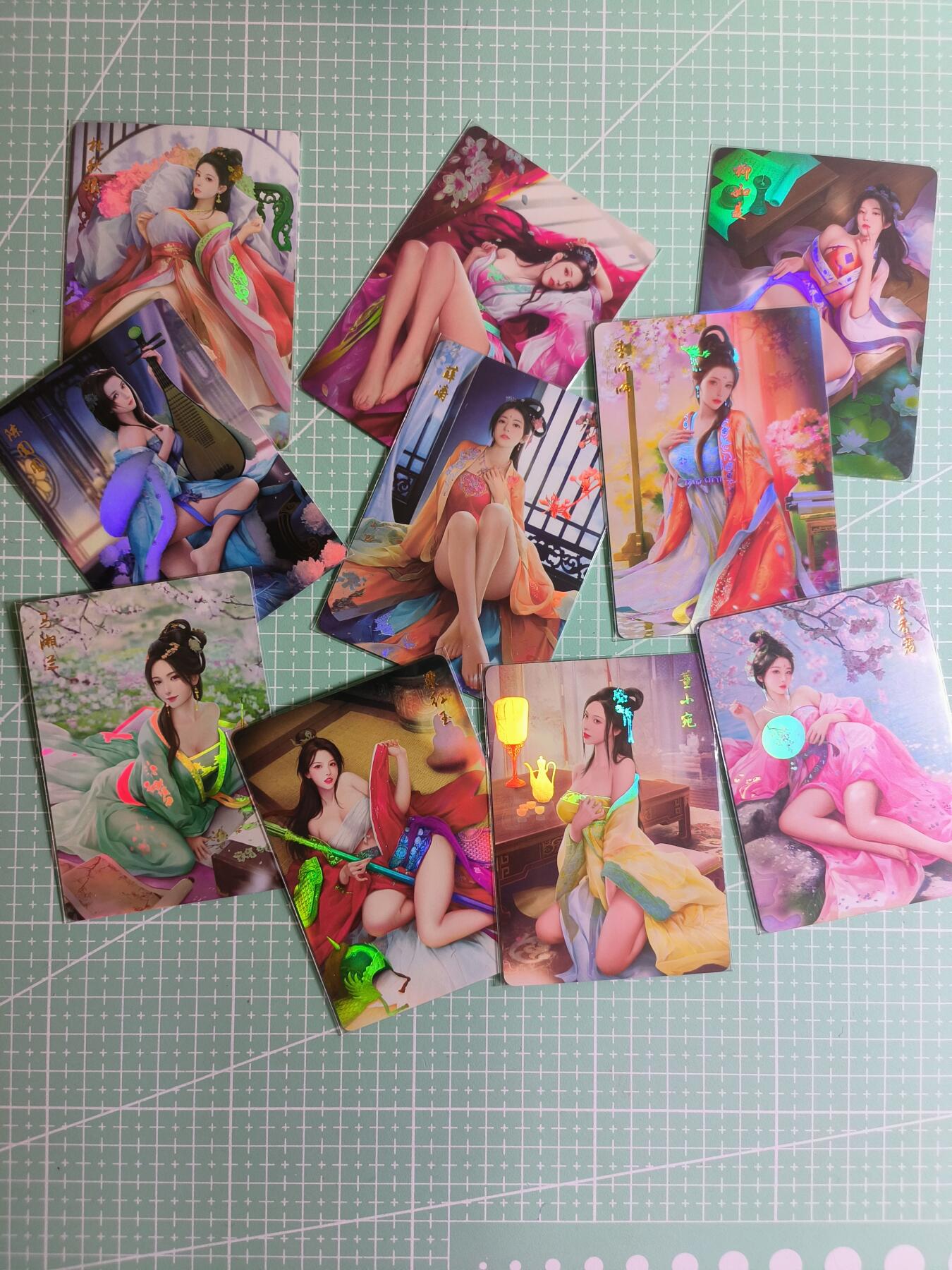 C先生 第25期 零抽层免费代拍  持续收拍品中  需要送拍的老板可以加微私聊 【彩闪】燎原文化《十大名妓》全套 三渐变 共30张