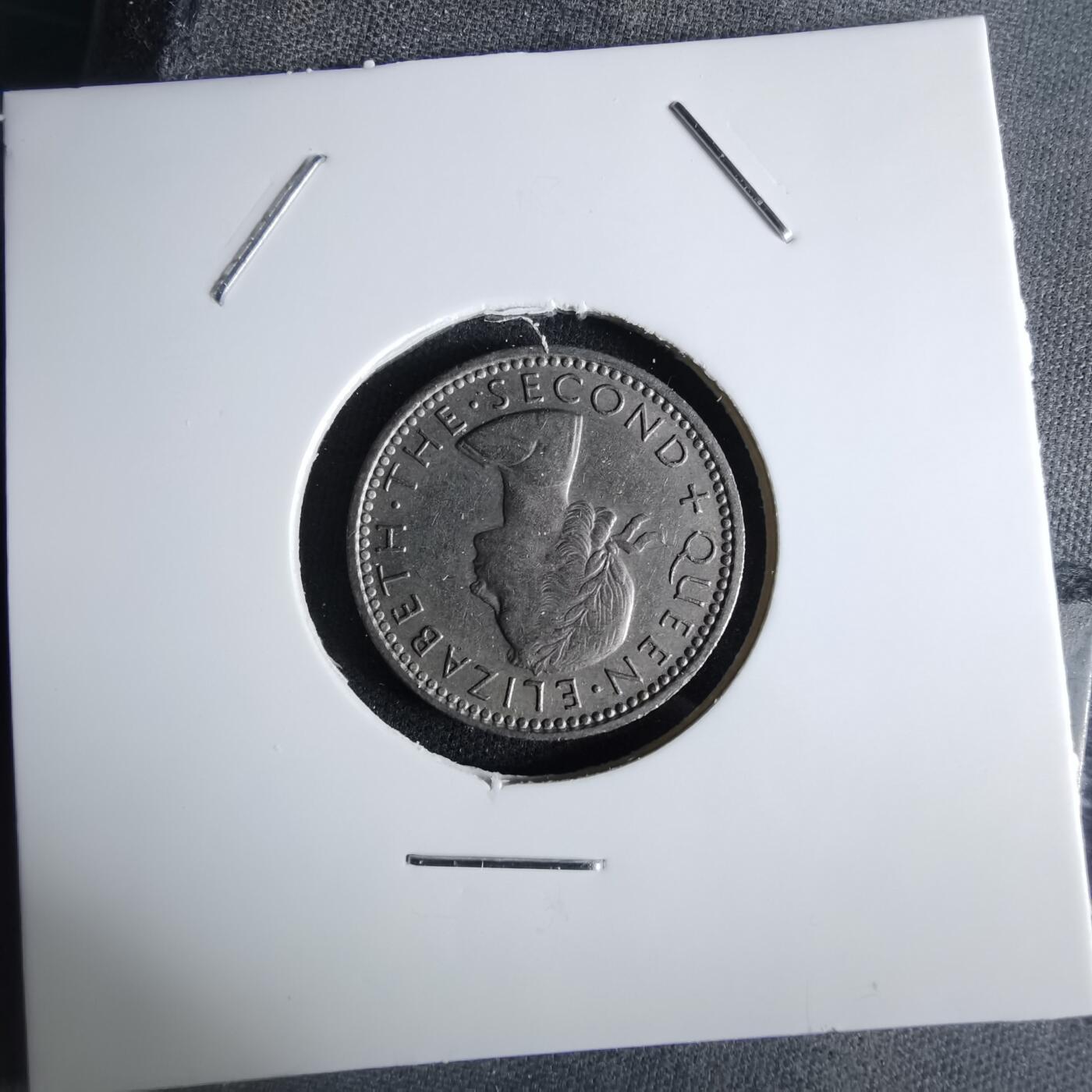 沼泽如烟--第1032场 新西兰1962年6便士