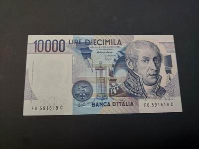 博彦收藏    4月1日 8点 钱币专场 - 意大利10000里拉 UNC 