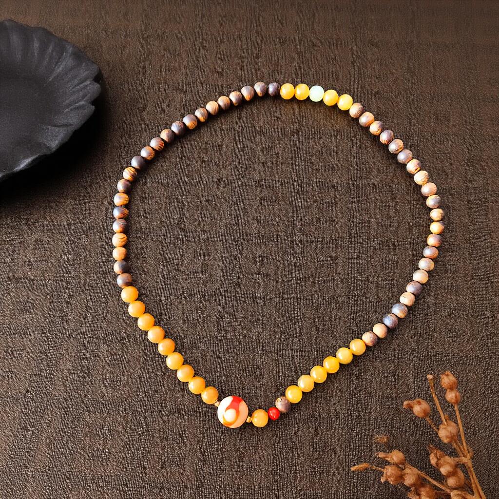 碧月说宝 君子怀瑾·当代和田玉清风专场(五) 沉香和田糖料双圈手串和戒指