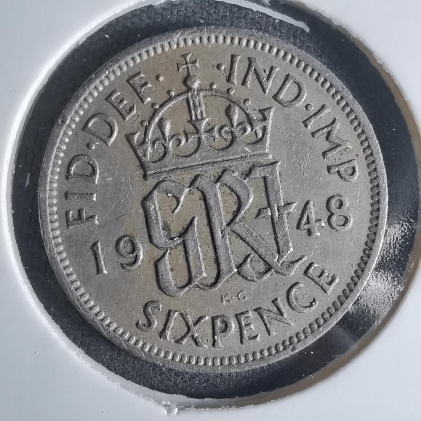 沼泽如烟--第1032场 英国1948年6便士