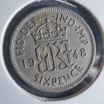 沼泽如烟--第1032场 - 英国1948年6便士