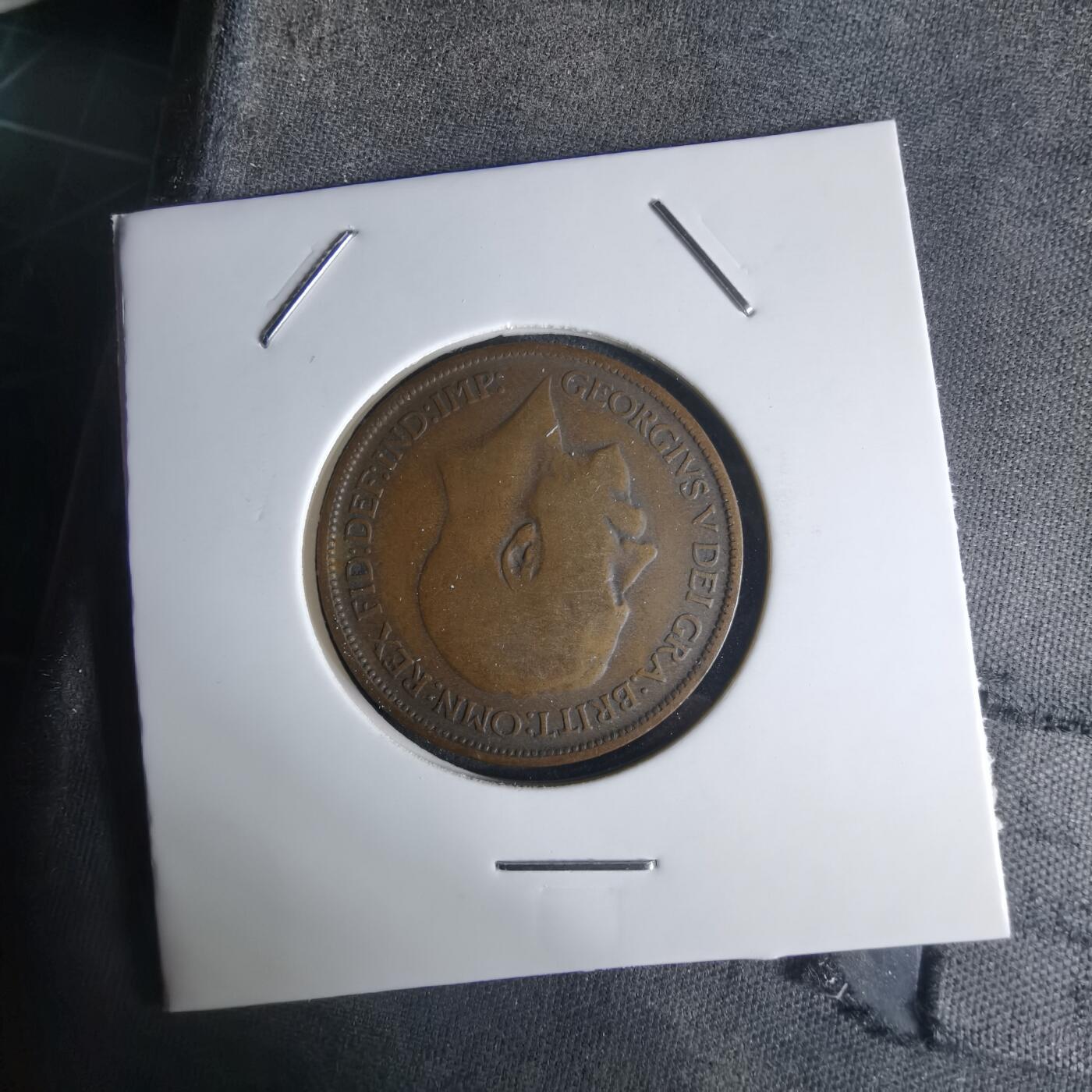 沼泽如烟--第1032场 英国1917年半便士