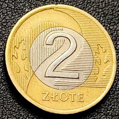 泉币菌-第216场-拍品多 请提前出价 - 波兰2兹罗提双色币 1994年 21.5毫米 5.21克