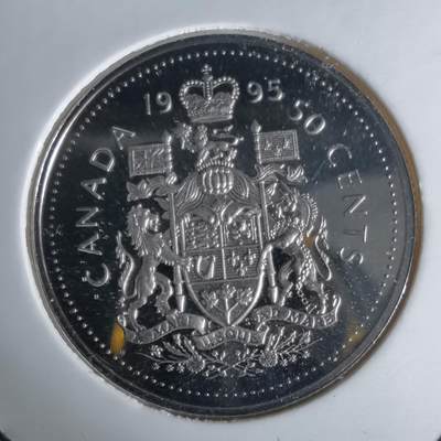 沼泽如烟--第1034场 - 加拿大1995年50分精制币