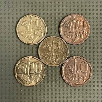 2026年第39场各国散币拍卖（总第189场） - 南非10分5枚