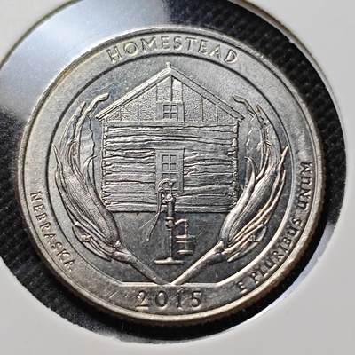 KK钱币收藏小铺  第410期 2月预留时间 周末发货 -  2015美国25分纪念币