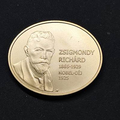 【全场包邮】纯粹捡漏拍517场 - 【少见】匈牙利2015年2000福林诺贝尔化学奖得主理查德·阿道夫·席格蒙迪获奖100周年纪念币-量5000