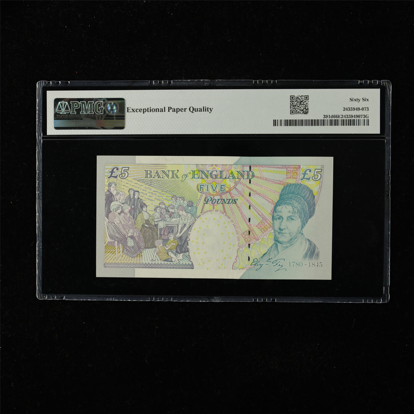 【亘邦集藏】第224期拍卖 2002年 英国5镑 PMG 66EPQ MB70 435286