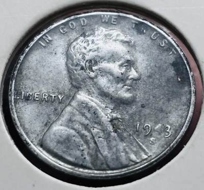 文馨钱币收藏第 298 场，长期接代拍业务 - 少见 1943 年美国麦穗钢镀锌版 1 美分 S 版，独年份