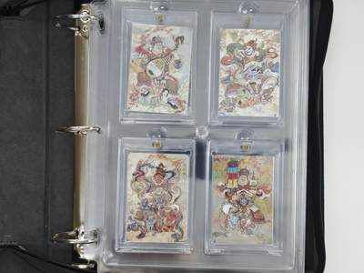 白泽拍卖卡牌手绘专场第34期（花朝去了又春分 草如茵 柳烟新） - 2021 人文之宝 李云中神话中国 解锁卡24张 粗闪 带卡册