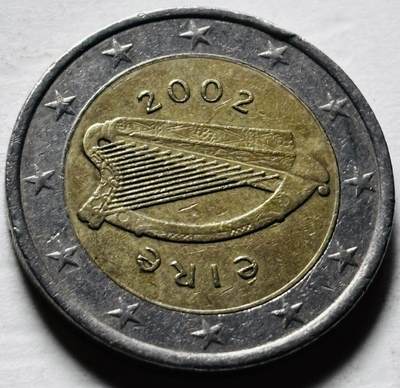 文馨钱币收藏第 298 场，长期接代拍业务 - 2002 年爱尔兰 2 欧元