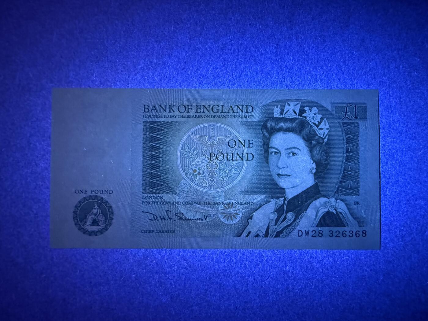 《艾美收藏》第238期-3.29周日外币畅拍场 英格兰1镑 UNC D序列 无47尾8