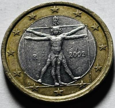 文馨钱币收藏第 298 场，长期接代拍业务 - 2002 年意大利 1 欧元 第一版首发