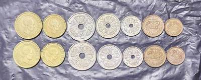 北京马甸外国币专卖第149期，外国币专场，陆续上拍，欢迎关注 - 丹麦2套