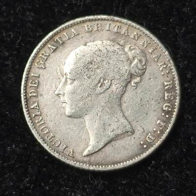 Krab外币市集Vol.28 - 英国1856年维多利亚6便士