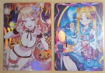 龙虎卡牌-八零场，奇点炸场！！（满200元包邮，无佣金，每周六结拍，欢迎送拍） - 彩闪2张 京珞卡牌 单卡