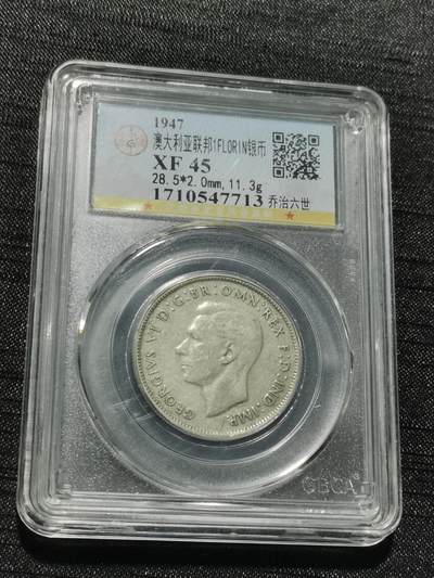 天下钱庄专场欢迎参拍 - 澳大利亚1弗罗林银币