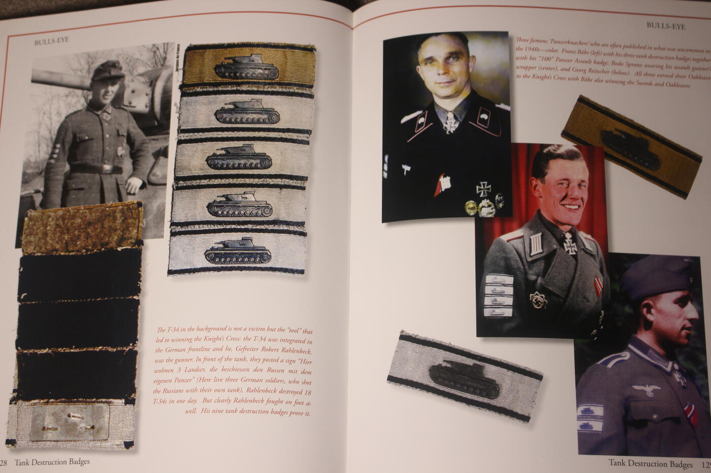 2026.4.2德系小拍卖 BULLS-EYE 德三射手续饰和独立击毁坦克鉴赏，共151页，全铜版纸印刷，较为详细的介绍了两款嘉奖的历史沿革和工艺细节，近库存品相