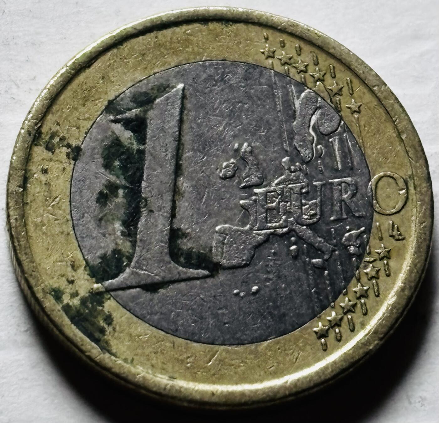 文馨钱币收藏第 298 场，长期接代拍业务 2001 年西班牙 1 欧元