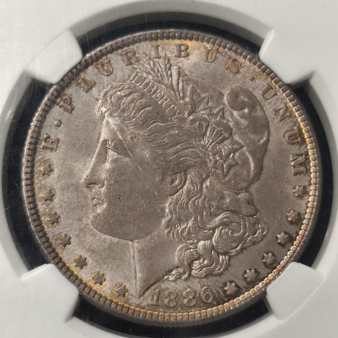 Krab外币市集Vol.28 NGC MS63 美国1886年摩根1元
