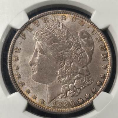 Krab外币市集Vol.28 - NGC MS63 美国1886年摩根1元