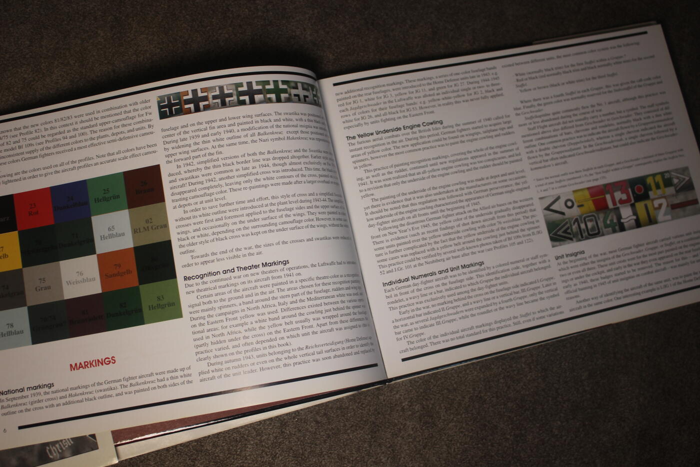 2026.4.2德系小拍卖 LUFTWAFFE FIGHTER AIRCRAFT IN PROFILE 德三战机涂装，英文版，约140页，内容涵盖Bf109、Fw190等主力机型彩绘涂装和王牌飞行员历史资料，适合军模涂装参考、历史学习收藏。  保存很好，内页干净，无缺损。
