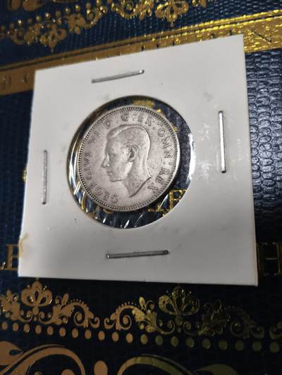 长老汇马年精选第十三场拍卖 - 1942英国乔治六世1先令银币，5.66克500银