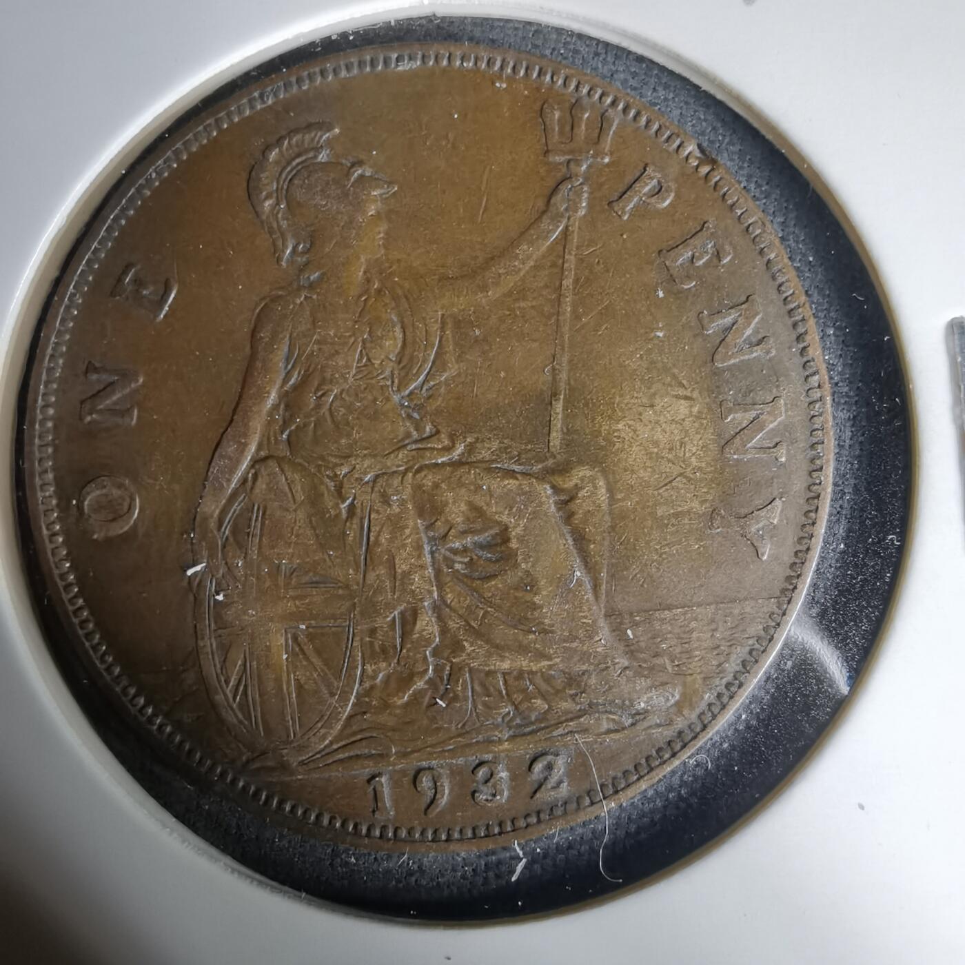 沼泽如烟--第1035场 英国1932年1便士