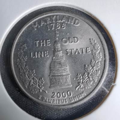 沼泽如烟--第1035场 - 美国2000年25分纪念币