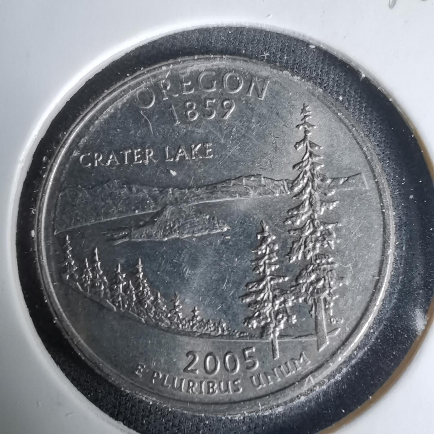 沼泽如烟--第1035场 美国2005年25分纪念币