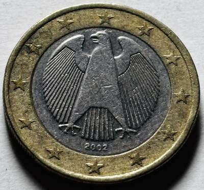 文馨钱币收藏第 298 场，长期接代拍业务 - 2002 年德国 1 欧元 第一版首发