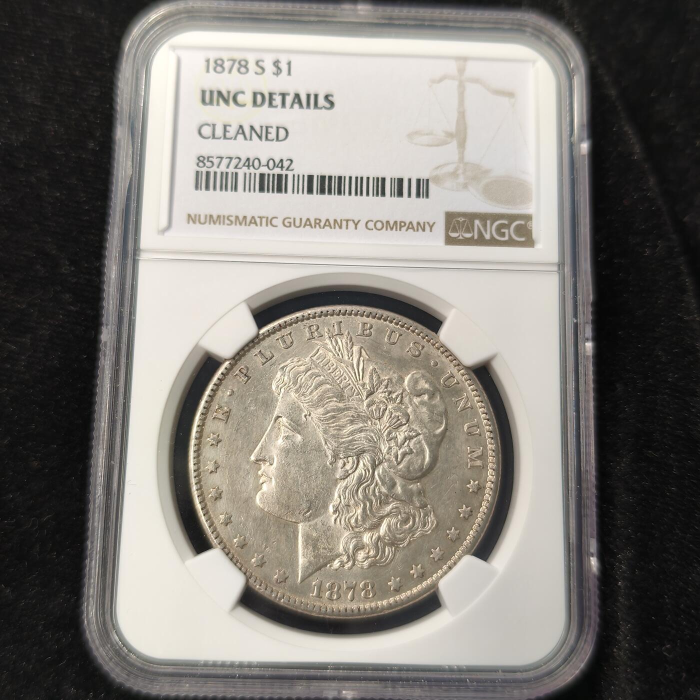 Krab外币市集Vol.28 NGC UNCD 美国1878S 摩根