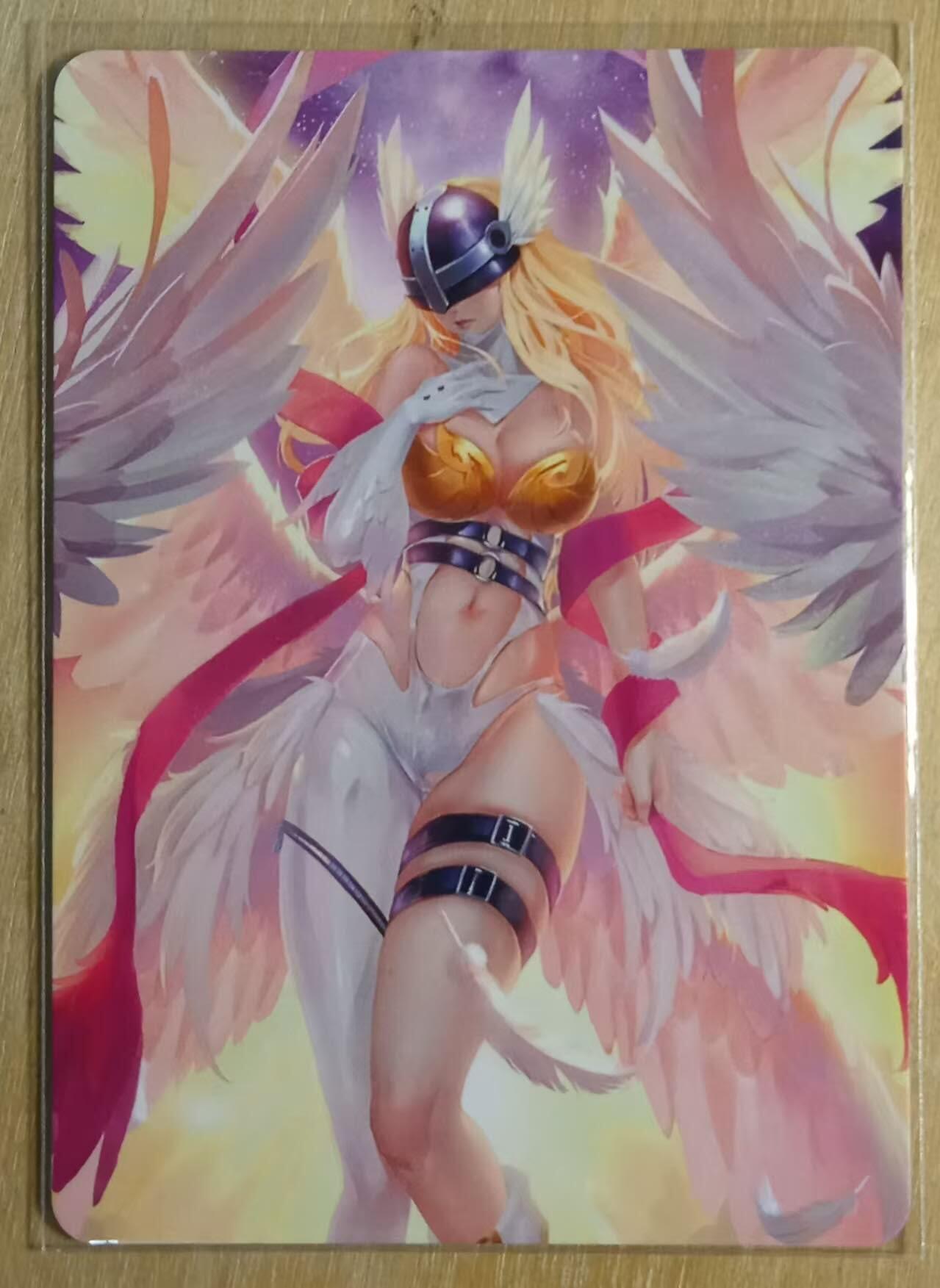 龙虎卡牌-八零场，奇点炸场！！（满200元包邮，无佣金，每周六结拍，欢迎送拍） 光刻 数码宝贝卡牌 天女兽 白羽金身
