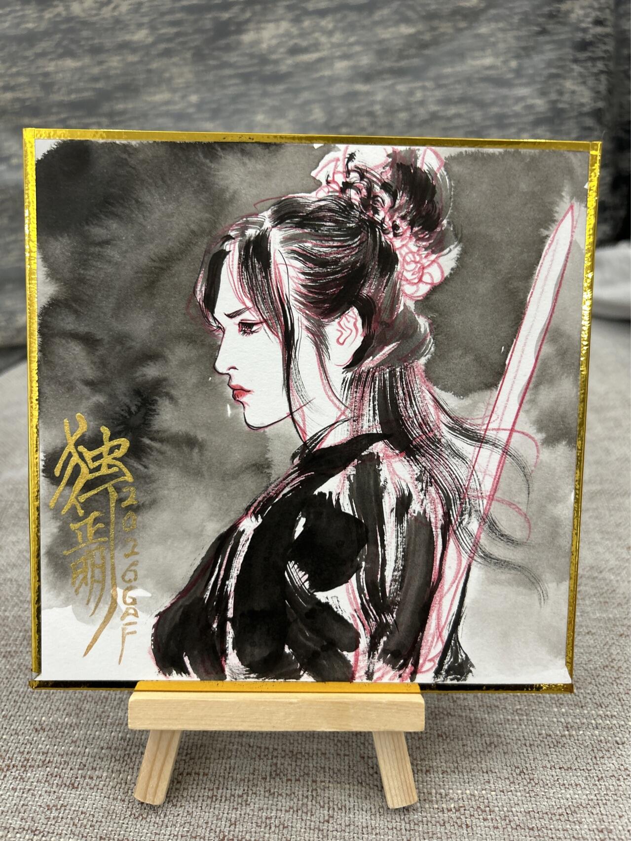 喜灰玩卡拍卖第七期，接拍品0佣金，欢迎送拍，释放现金流，让自己有资金可以购买更多喜欢的卡牌，让别的卡友能淘到更多心仪的卡牌 【手绘】独行正明老师手绘原稿