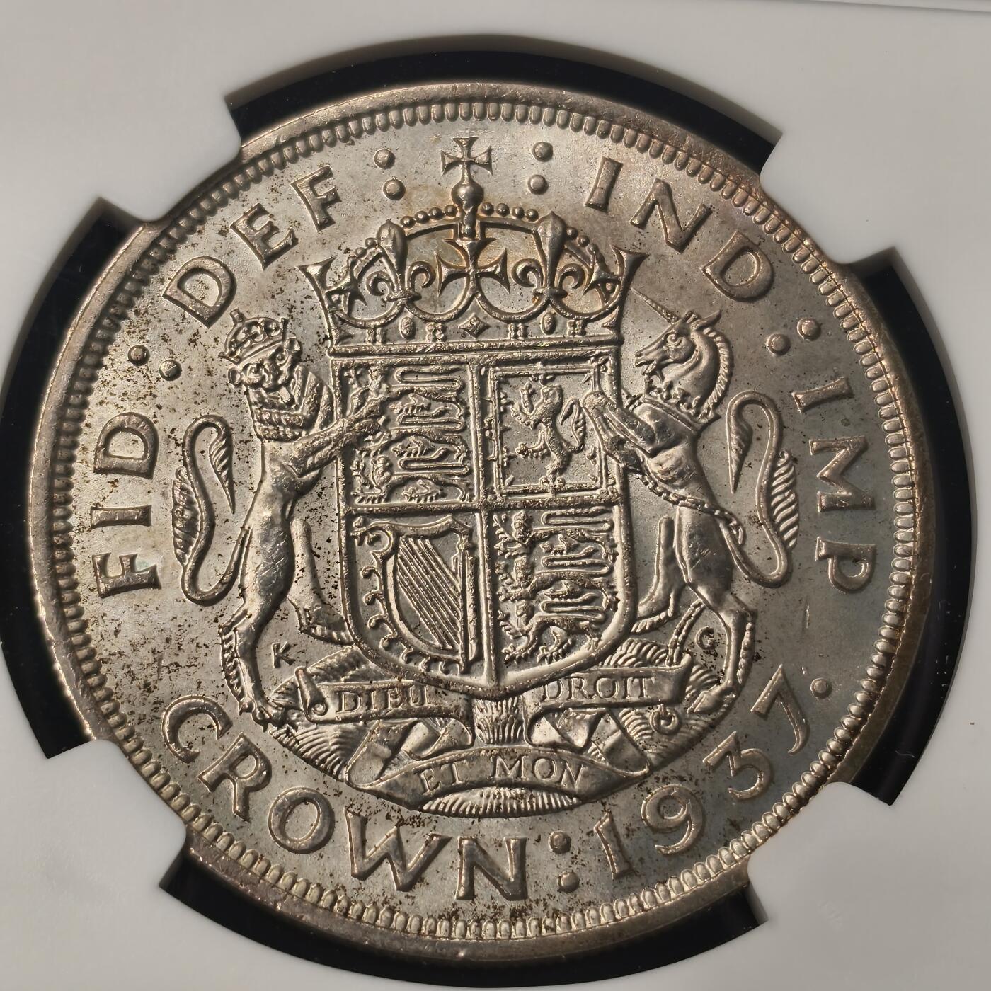 Krab外币市集Vol.28 NGC MS63 英国乔治六世1937年1克朗