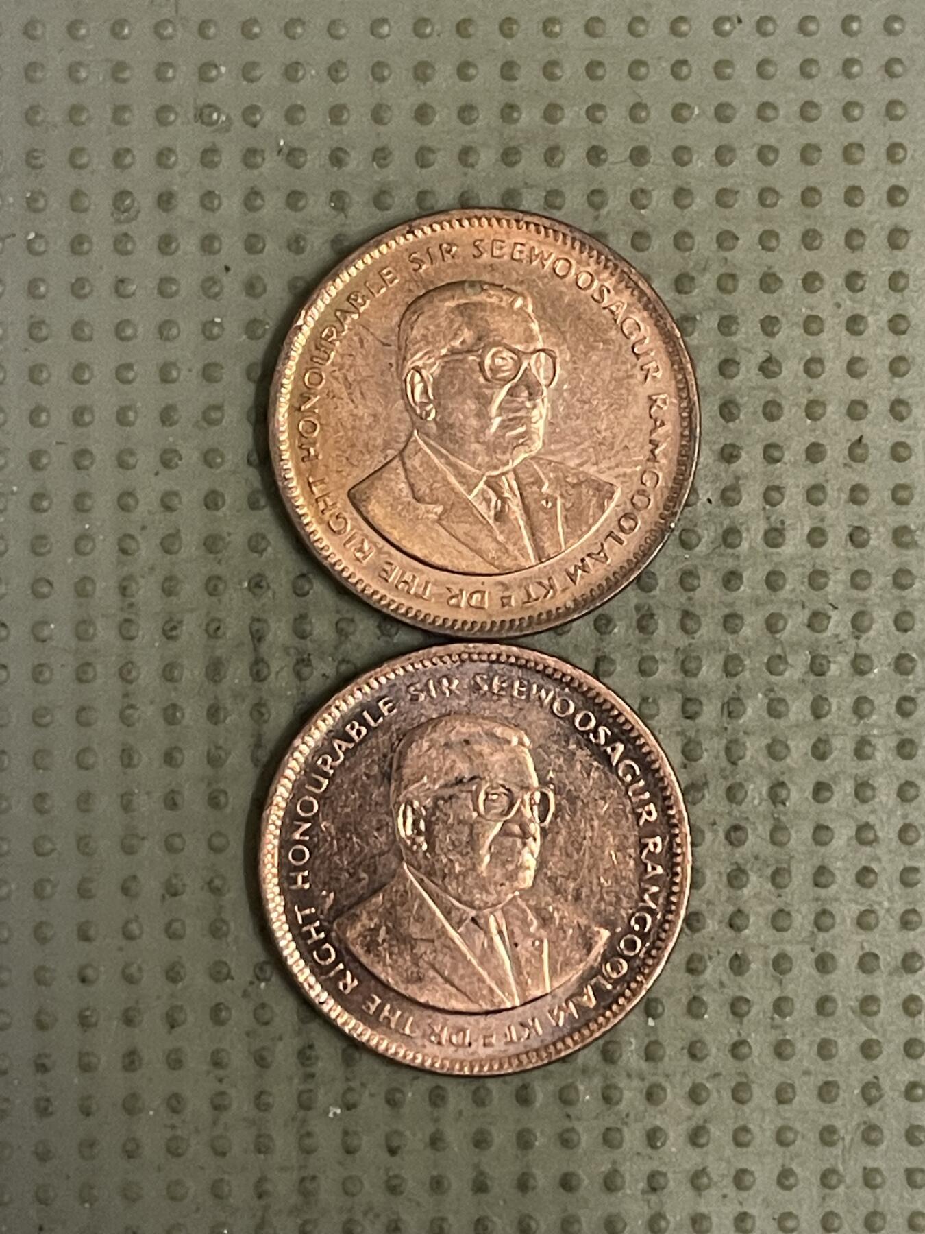 2026年第39场各国散币拍卖（总第189场） 毛里求斯2012年5分2枚