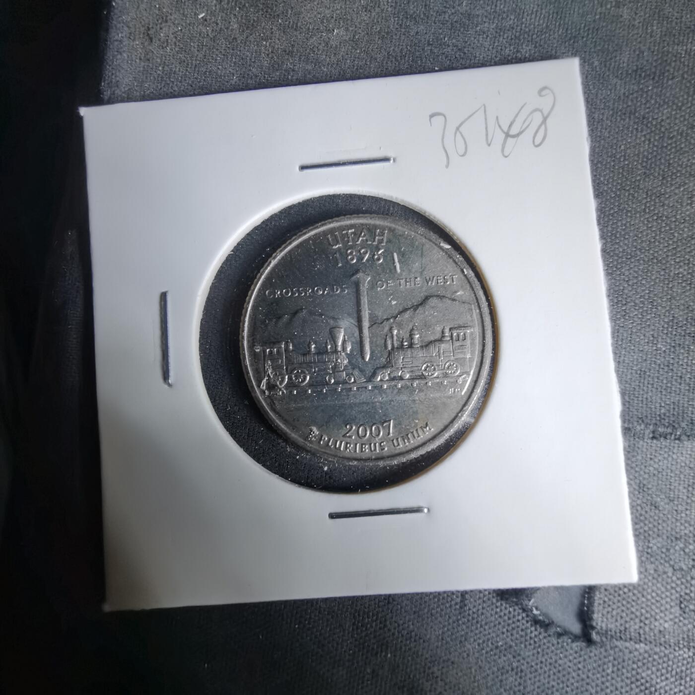 沼泽如烟--第1035场 美国2007年25分纪念币