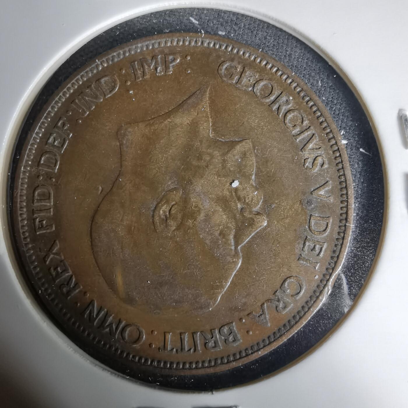 沼泽如烟--第1035场 英国1932年1便士